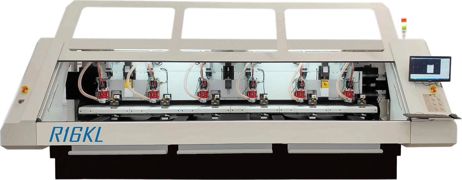 CNC 6 Spindles Máy router PCB R16KL