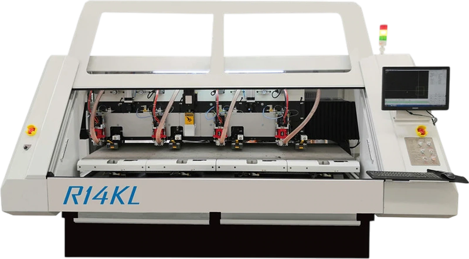 Kiểm soát độ sâu 4 Spindles Máy router PCB DR14KL